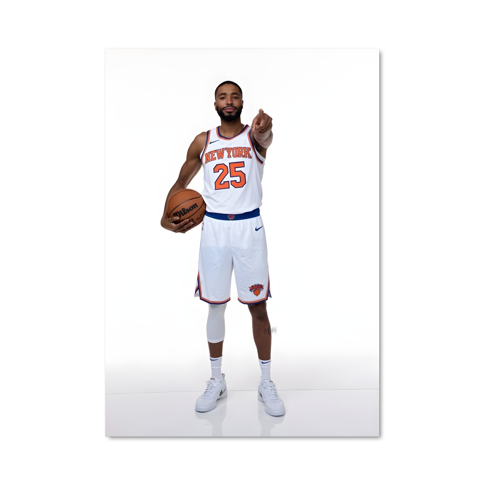 Poster Mikal bridges – affiche Basketball